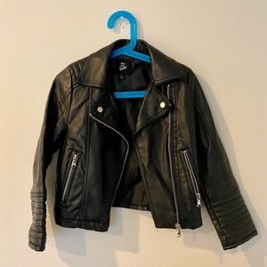 Art Class Faux Leather Moto Jacket